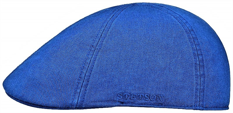Stetson Flatcap, Texas Denim Cotton - blau, Gr. XL