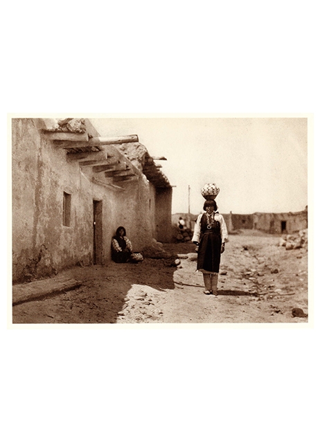 Postkarte Zia Street Scene (Zia Pueblo)