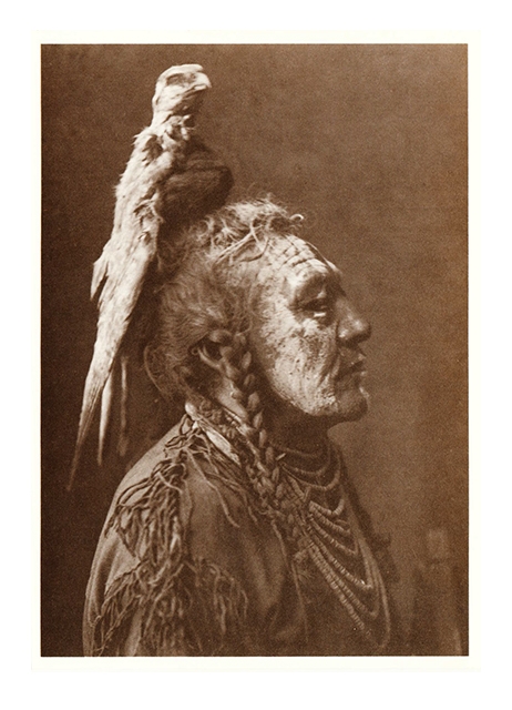 Postkarte Crow-Indianer Two Whistles