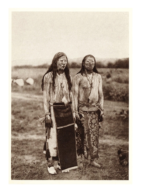 Postkarte Sun Dance Pledgers, Cheyenne