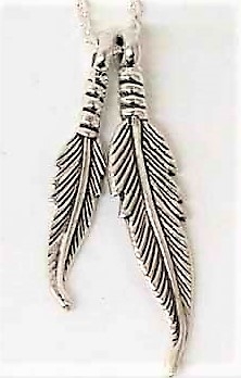 Kette & Anhnger, Silber, Stately Nice Feathers Feathers, Southwest Art