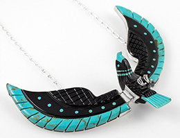 Halsketten mit Anhngern original Handarbeiten von Navajo & Zuni Indianern