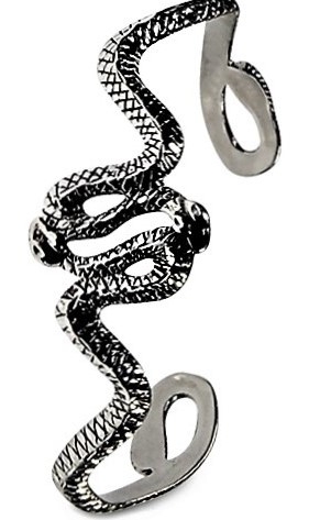 Armreif, Silber, Dancing Snakes, Southwest Art,  6 cm