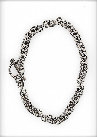 Armband, Silber, Double Keeper, Southwest Art,  18 cm