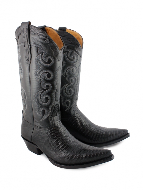 Sendra Western Boots Lizard Limited Edition - schwarz