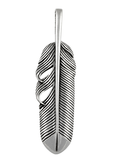 Kettenanhänger Sacred Feather, Southwest Art- Silber