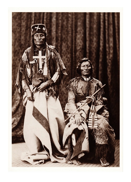 Postkarte Little Wolf & Dull Knife (Northern Cheyenne)