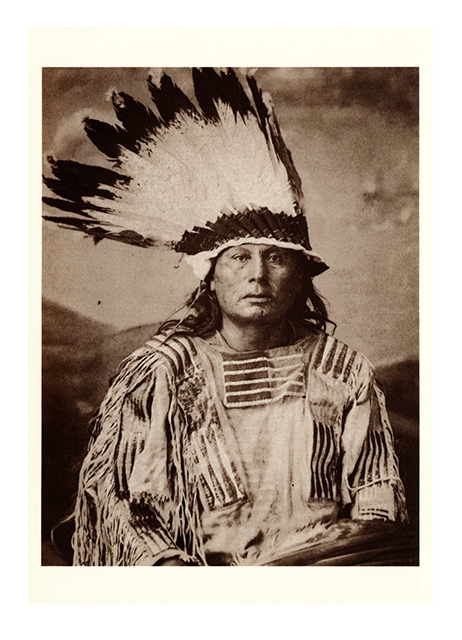 Postkarte Sioux-Huptling Gall 