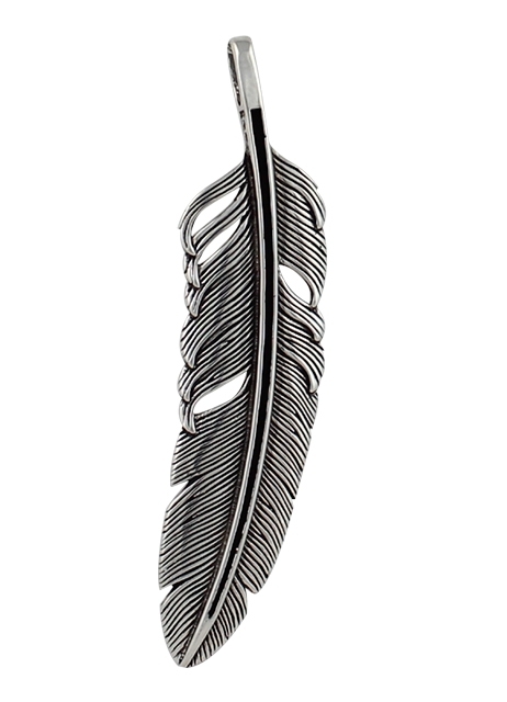 Kettenanhänger, Silber, Türkis*, Sacred Feather, Southwest Art, 7 cm