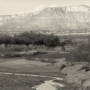 Der Fluss Rio Grande in New Mexico