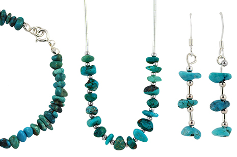 Türkis Schmuckset